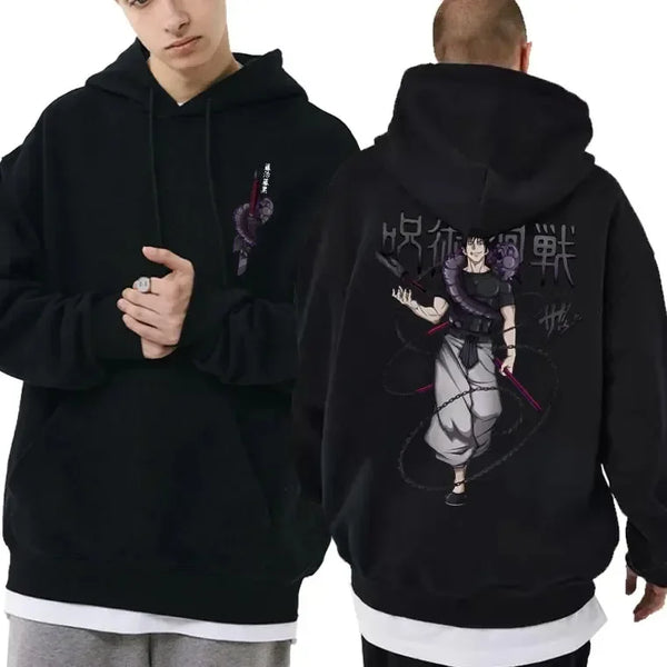 Jujutsu Kaisen Fushiguro Toji Anime Graphic Hoodie – Manga Streetwear Pullover