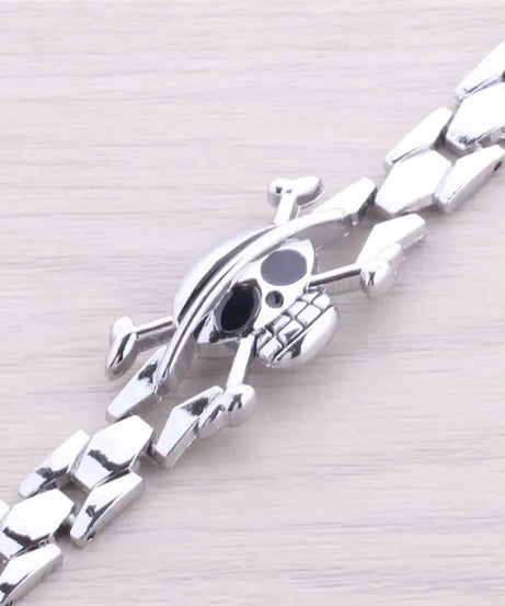 One Piece Animation Peripheral Bracelet OnePiece Logo Bracelet Alloy Fashion anime Animation Jewelry