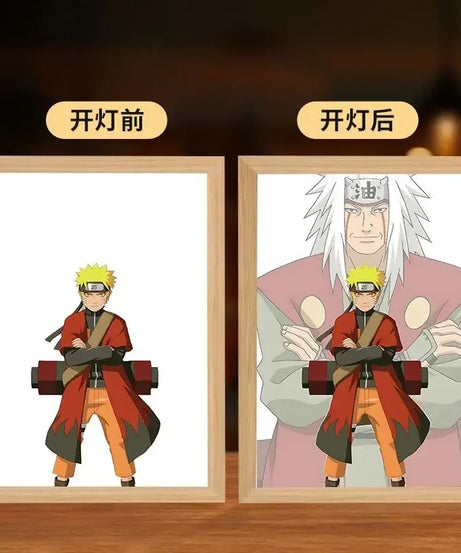 Naruto LED Night Light – Kakashi, Sasuke & Madara Anime Bedroom Lamp Gift