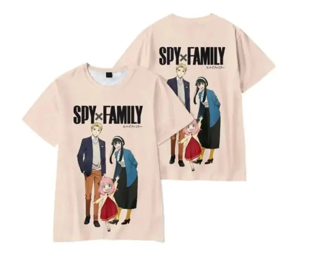 Spy x Family Anya Forger 3D Graphic T-Shirt Harajuku Kawaii Oversized Tee 7