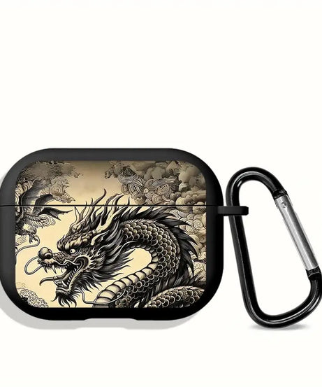 Earphone Cases Cover Case For Airpods 1 4 2 Pro 3 Pro3 Pro2 Tiger Flower Dragon