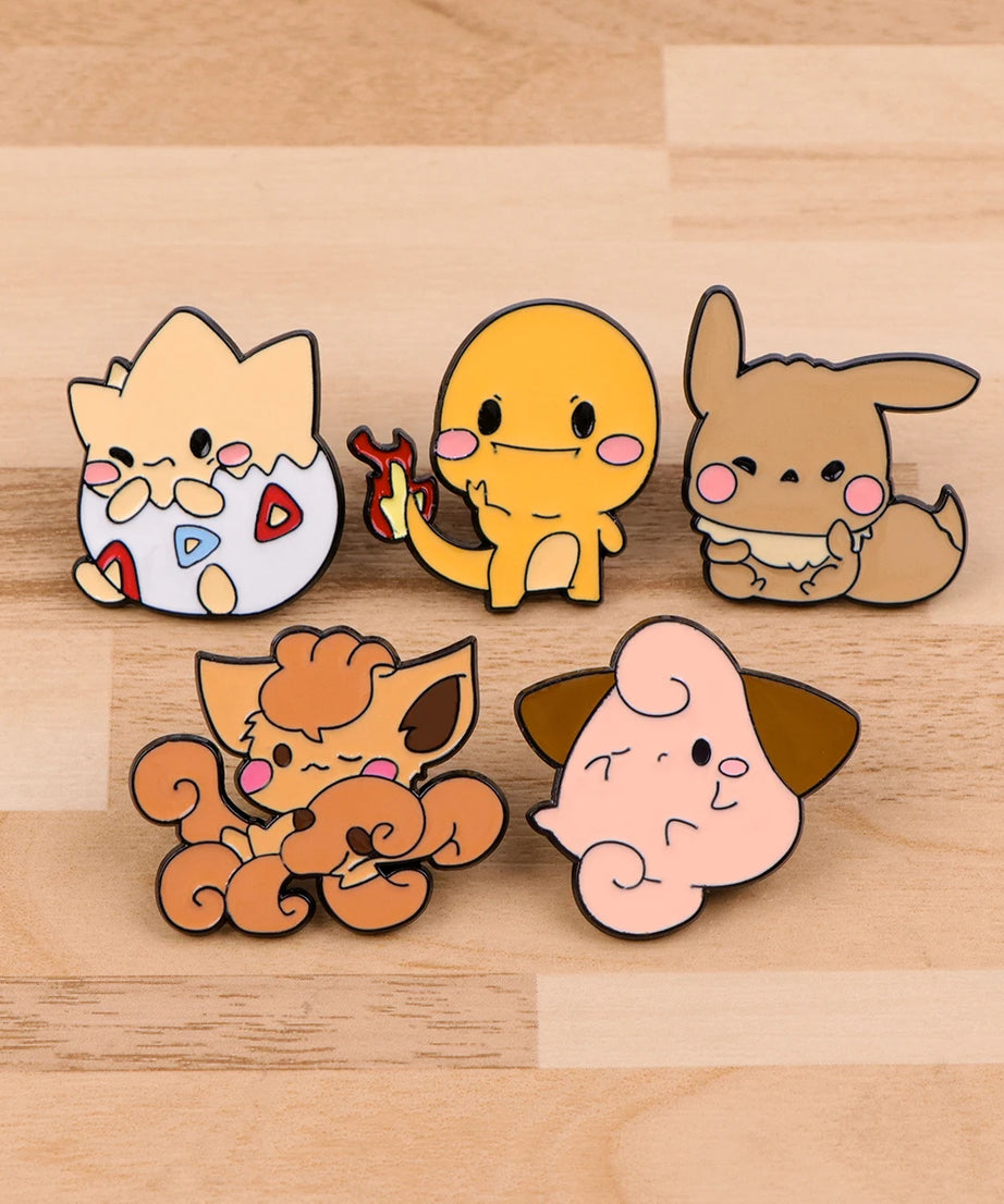 Anime Elf Enamel Brooches Lapel Pins Badge On Backpack Costume Metal Accessories Fashion Jewelry Friends Gifts