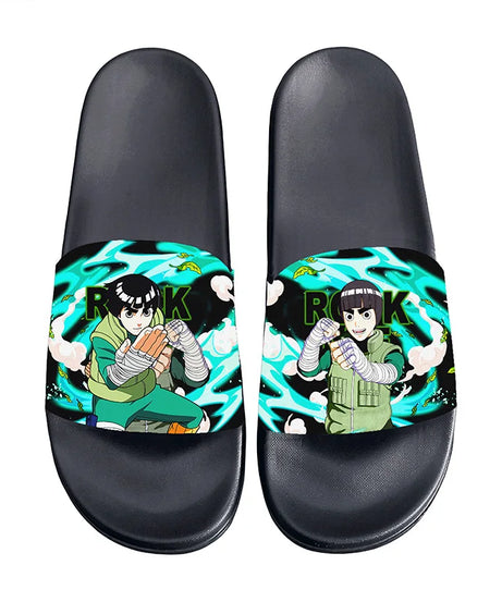 Anime Naruto Non-Slip Slippers Fashion Sasuke Design Cute Kawaii Home Sandals for Men And Women Ideal Holiday Gift