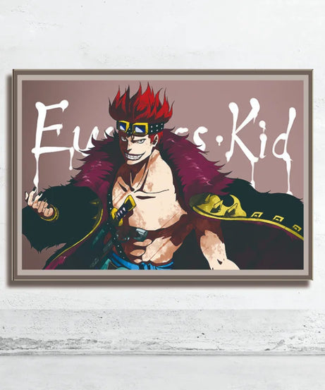 One Piece Wall Art – Trafalgar Law & Eustass Kid Anime Poster Decor