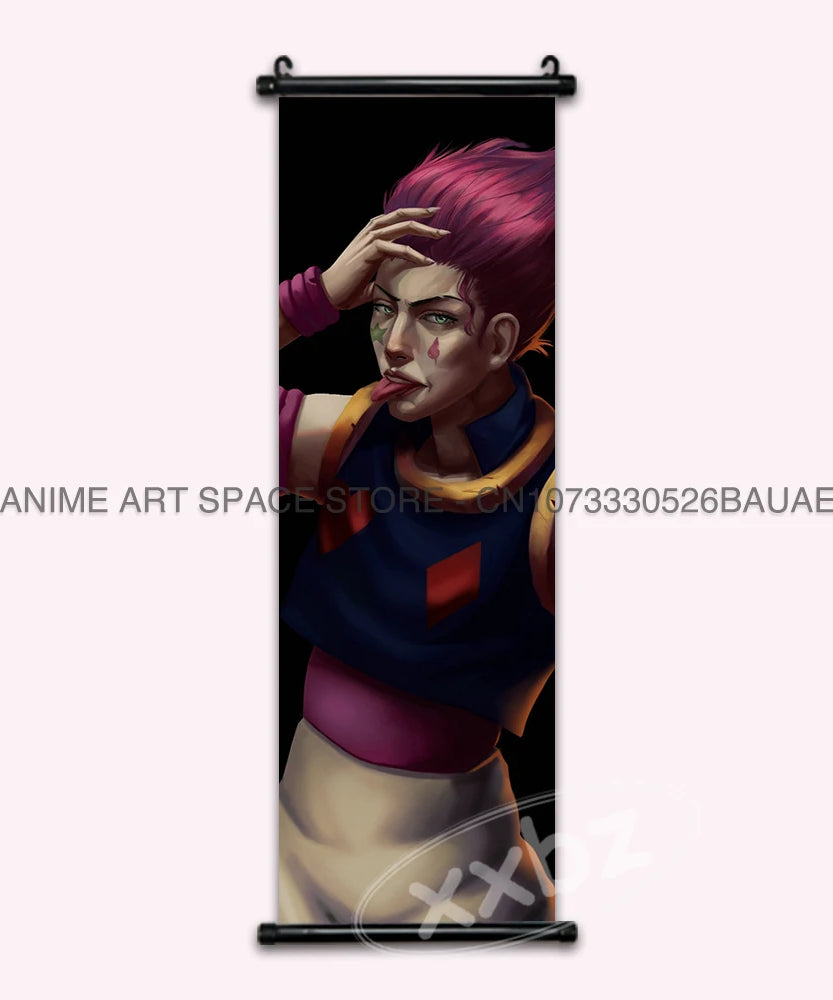 Hunter x Hunter Scroll Poster – Classic Anime Wall Art Canvas Decoration