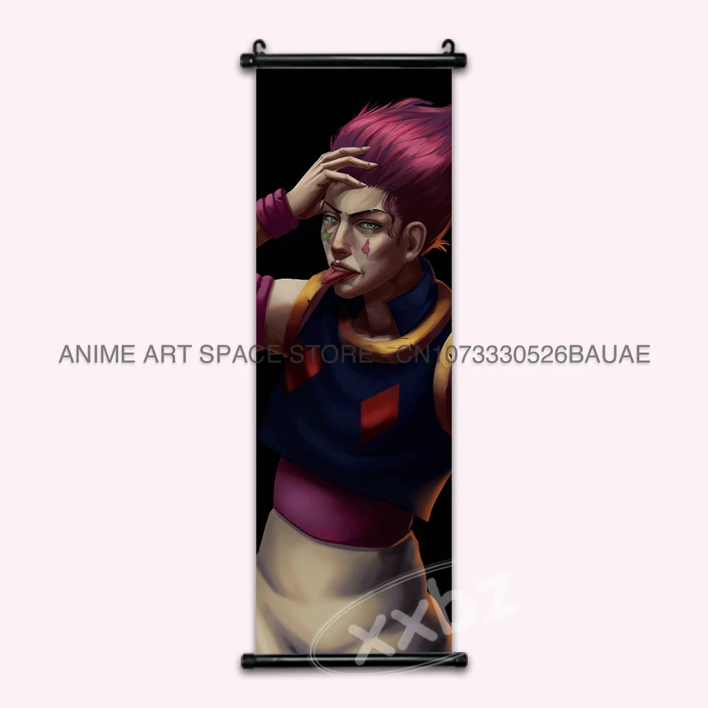 Hunter x Hunter Scroll Poster – Classic Anime Wall Art Canvas Decoration