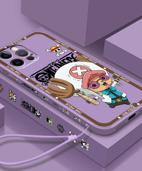 One Piece Chopper Liquid Rope Case for iPhone 15/14/13/12/11/XS/XR
