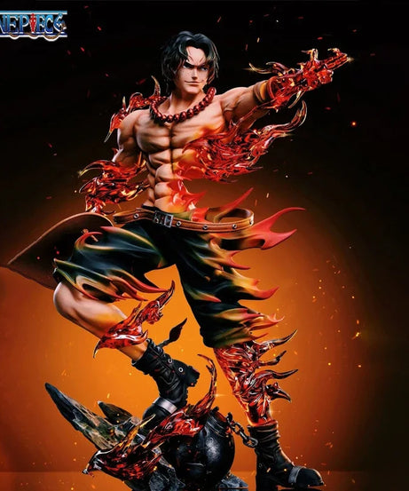 26cm One Piece Ace Anime Figure Portgas·D· Ace Action Figurine Pvc Model Statue Collection Decoration Toys Gift Ornaments