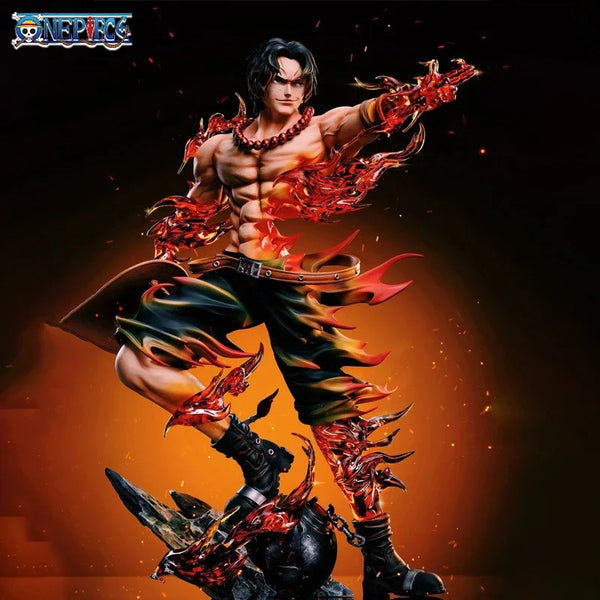 One Piece Portgas D. Ace PVC Action Figure — 26cm Statue