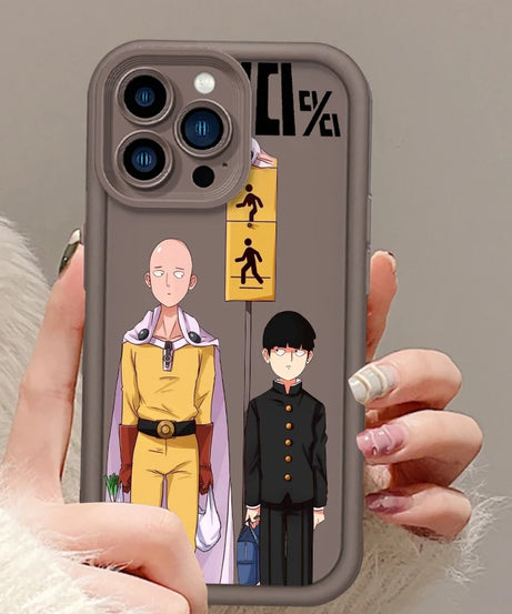 Mob Psycho 100 Anime Art Eye Ladder For Apple iPhone 15 14 13 12 11 XS XR X Pro Max Plus Funda Phone Case