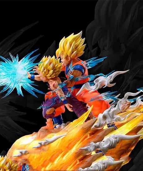 Dragon Ball Z Anime Figure Son Goku Kamehameha Figures Cell Kakarotto Super Saiyan Decoration Model Statue Doll Toy Gifts