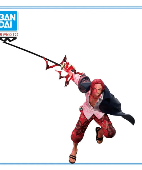 ONE PIECE BATTLE RECORD COLLECTION SHANKS- Pvc Model Anime Figures BANPRESTO Action Figures Toys