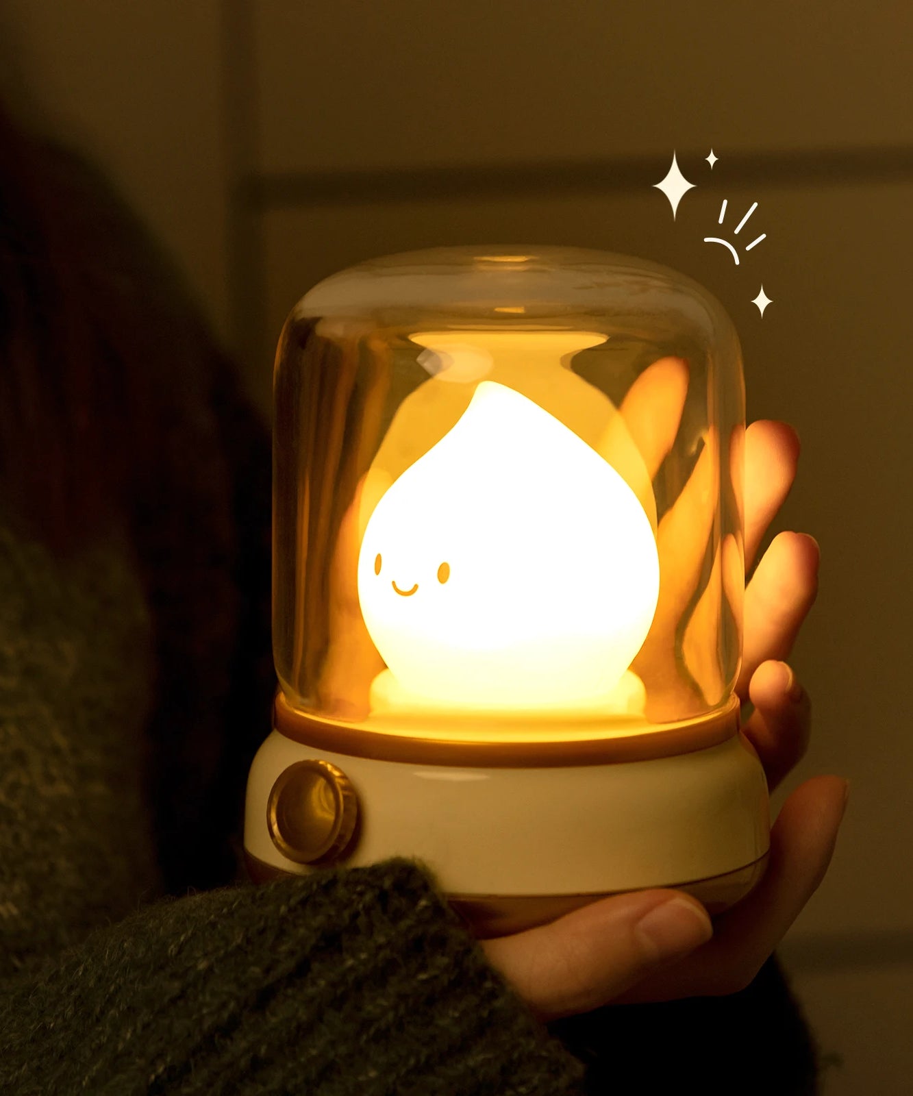 Mini Desktop LED Cute Night Lamp Creative USB Rechargeable Portable Cartoon Table Lamp For Coffee Bar Home Decor Hotel Bedroom