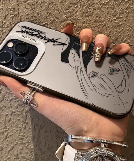 Cool Edgerunners C-Cyberpunks PC Case for Samsung Galaxy S25 S24 Ultra S23 S22 S21 Plus FE A56 A36 A26 5G A16 A06 4G Note 20