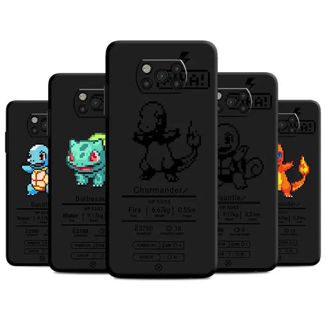 Pokemon Anime Phone Case for Xiaomi Mi Poco F5 Pro C40 F4 GT C55 X3 NFC X5 X4Pro M5 M3pro F1 X3 Silicone Cover