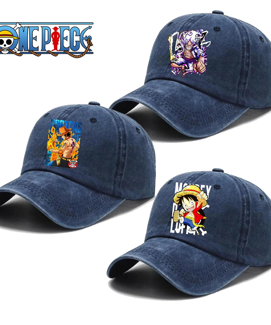 One Piece Baseball Cap Men Anime Printed Snapback Hat Adult Women Summer Sunshade Caps Unisex Hip Hop Casual Adjustable Hat Gift
