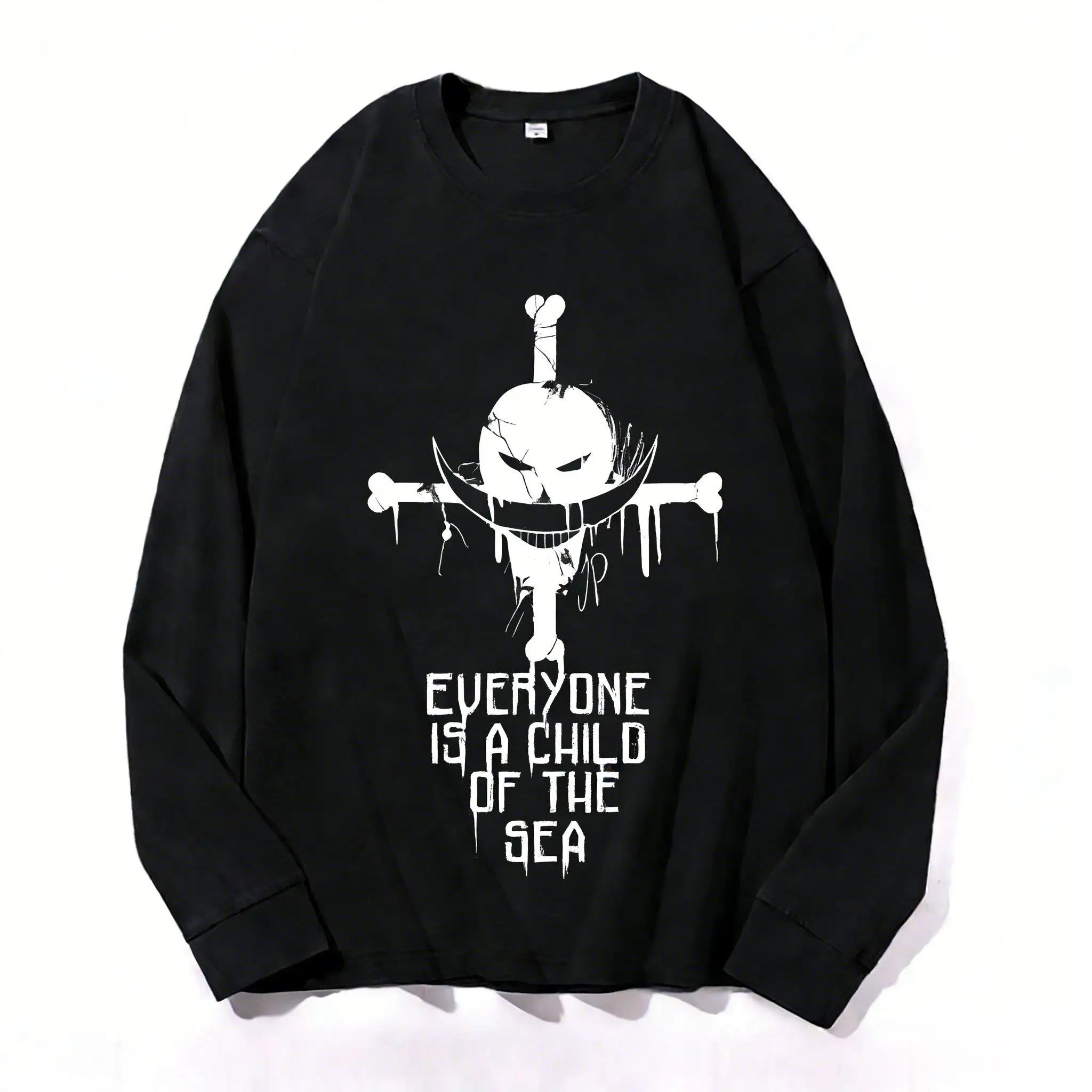 One Piece Skull Anime Pullover Hoodies Men Women Streetwear Sweatshirt Graphic Casual Tops Long Sleeve Y2k Unisex Oversized 2026