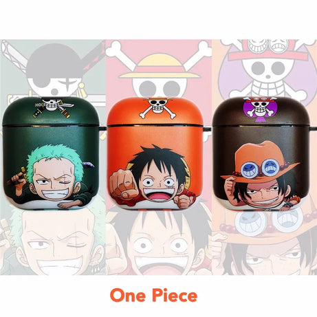 Anime One Piece Luffy Wireless Bluetooth Earphone Case Cartoon Roronoa TPU Case Suit for Airpods Pro 1/2/3 Birthday Gift