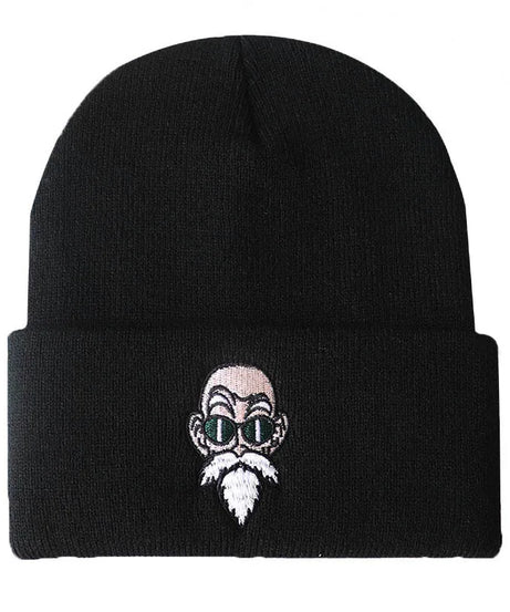 Anime Dragon Ball Women Men Knitted Warm Winter Hats for Women Men Solid Hip-hop Casual Cuffed Beanies Bonnet