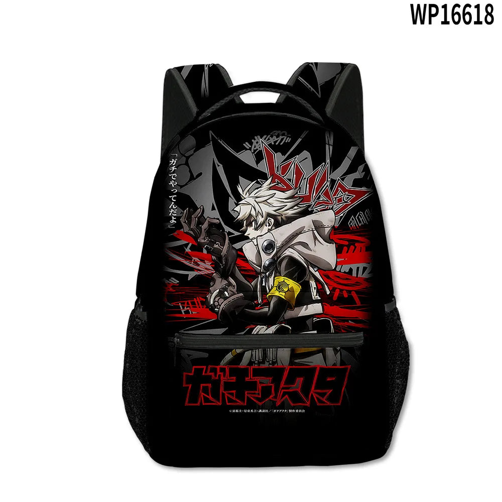 Trendy Popular Novelty Gachiakuta student Bookbag Notebook Backpacks 3D Print Oxford Waterproof Boys/Girls Travel Backpacks