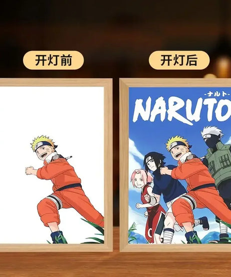 Naruto LED Night Light – Kakashi, Sasuke & Madara Anime Bedroom Lamp Gift