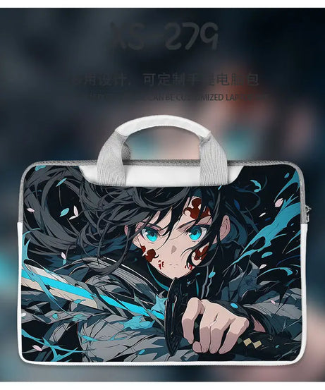 Demon Slayer Nezuko Tanjiro Notebook Laptop Bag Can Be Worn on One Shoulder As A Suitcase 12-16 Inches Anime Universal