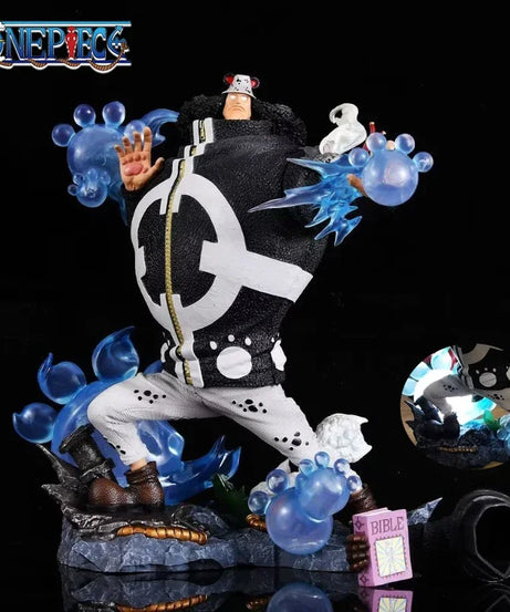 32cm One Piece Anime Figure Bartholemew Kuma Figurine 2 Hands With Light Statue Collection Decoration Ornaments Model Toys Gift