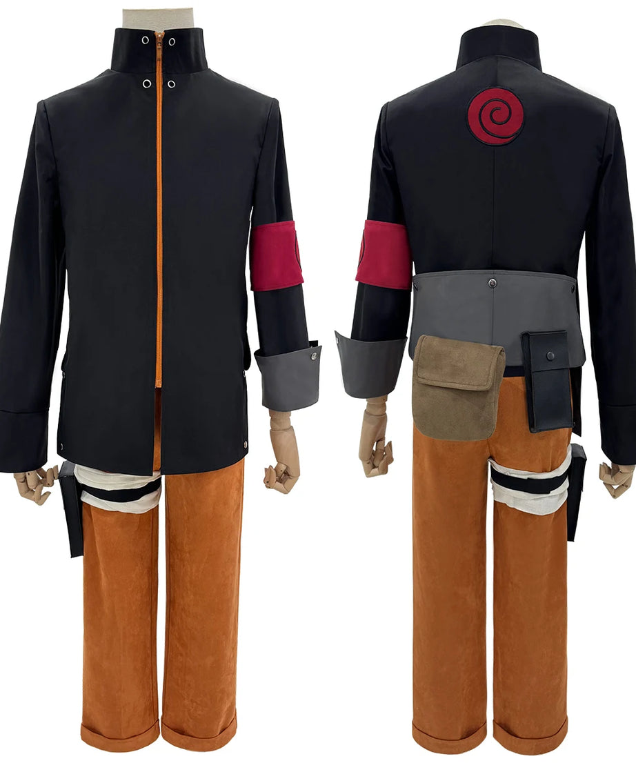Naruto Uzumaki Cosplay Costume – Adult Unisex Full Set for Halloween & Conventions