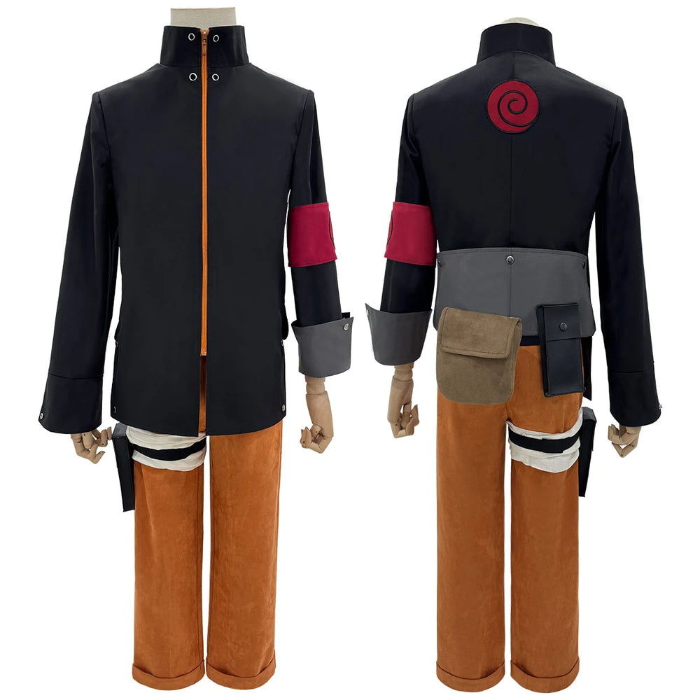 Naruto Uzumaki Cosplay Costume — Adult Unisex Full Set 7