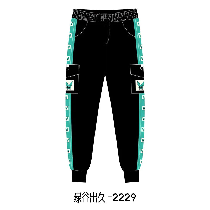 My Hero Academia New Fashion Printing Casual Pants Sweatpants Running Sporting Clothing  Winter Cargo pants