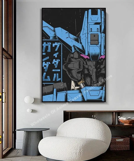 Gundam Mech Esports Room Decorative Poster