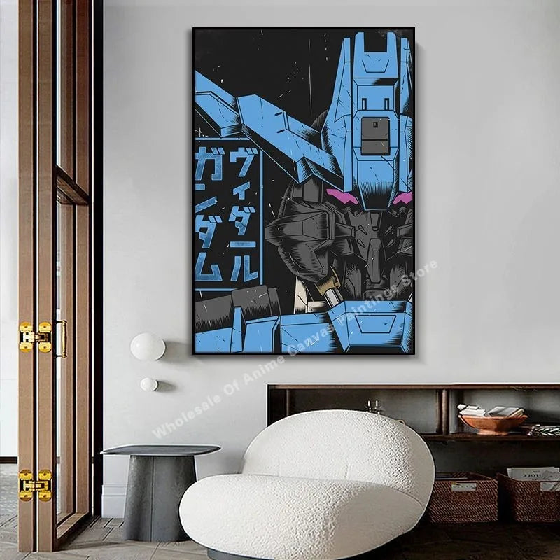Gundam Mech Esports Room Decorative Poster