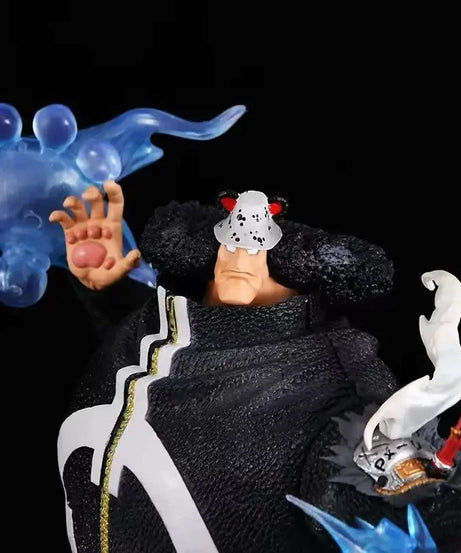 32cm One Piece Anime Figure Bartholemew Kuma Figurine 2 Hands With Light Statue Collection Decoration Ornaments Model Toys Gift