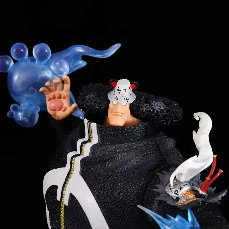 32cm One Piece Anime Figure Bartholemew Kuma Figurine 2 Hands With Light Statue Collection Decoration Ornaments Model Toys Gift