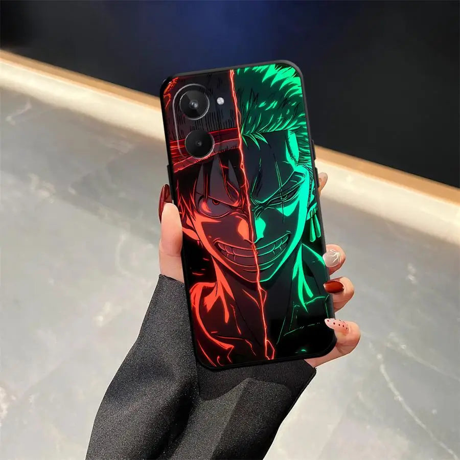 Phone Cover Case for Realme C15 C12 P3 Ultra C21 GT Master Neo2 C25 C33 C35 C53 C55 11 Pro Nazro 50 50i 12 14 Ones Pieces Luffy