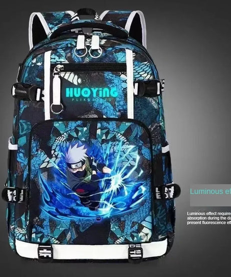 Naruto Kakashi Children School Bags Kids Backpack In Primary Schoolbag for Teenager Boys Waterproof Backpacks Book Bag
