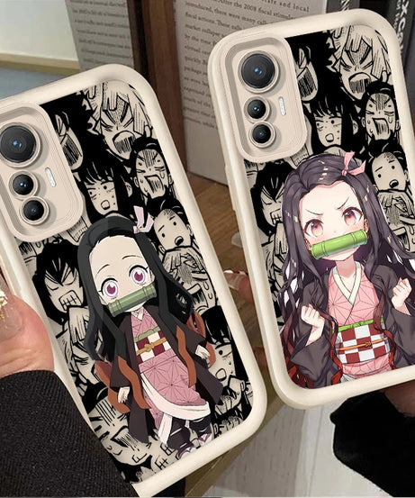 Cute Anime Demon Slayer Case For Xiaomi Poco C65 X7 X6 F6 F5 X5 X3 NFC F3 M6 Pro 4G Mi 13 12 11 Lite 5G 14 13T 12T 11T 14T Pro