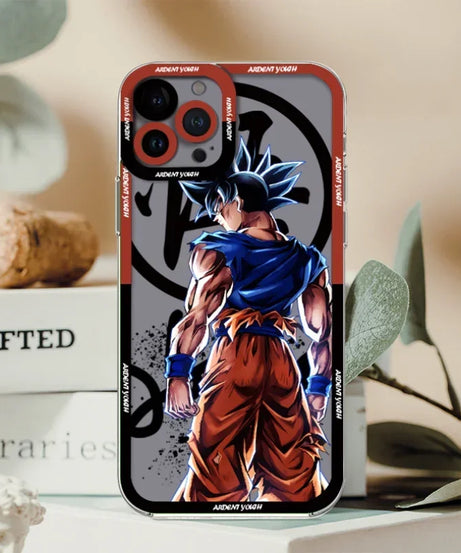 Dragon Ball Goku Phone Case for IPhone 14 13 12 11 15 Pro Max X XR XS Soft Shell Transparent Back Cover Saiyan Birthday Gift New