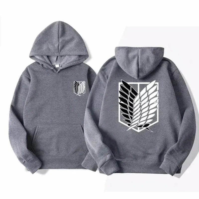 Attack on Titan Anime Hoodie – Premium Scout Regiment Streetwear Pullover for Men & Women 4