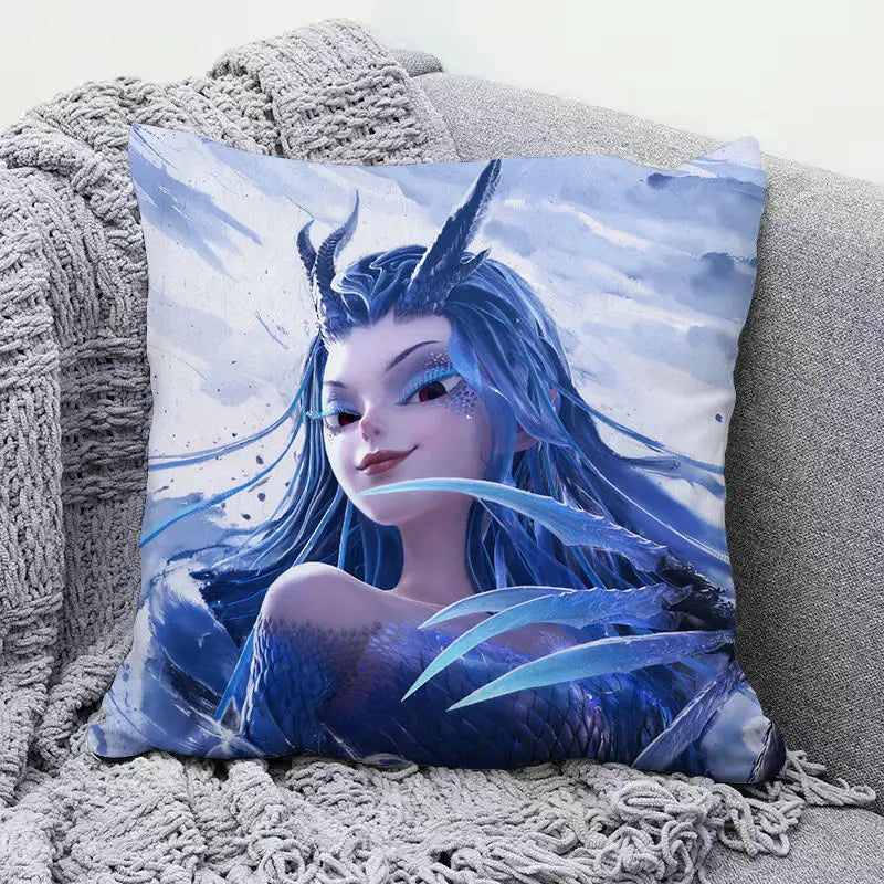 Ne Zha anime peripherals pillows cute personality creative fashion living room sofa bedroom cushions holiday gift