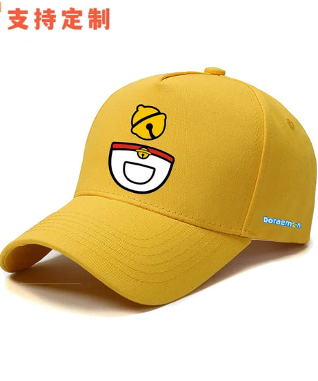 Doraemon machine cat little ding-dong anime outdoor leisure baseball cap sports sunshade sunscreen duckbill hat for men