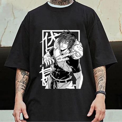 T-Shirt Anime Jujutsu Kaisen Fushiguro Toji Casual