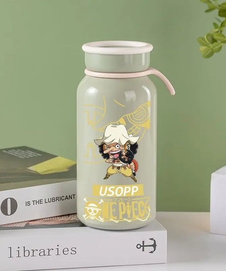 Anime One Piece Monkey D. Luffy Roronoa Zoro Nami Usopp Chopper Nico Robin Franky Insulated Cup Drinking Cup Anime Cup