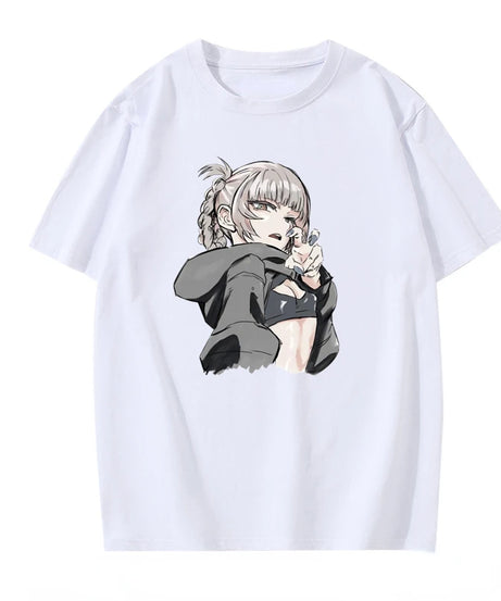 CALL OF THE NIGHT T-shirt Japan Anime Hot Sale ACG Fans Otaku Tshirt Korea Style Aesthetic Short-sleev Summer Tops Hipster Tees