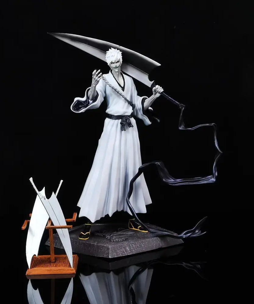 33cm BLEACH Thousand-Year Blood War Kurosaki Ichigo Zangetsu Anime Action Figure Toys Doll Collection Christmas Gift No Box