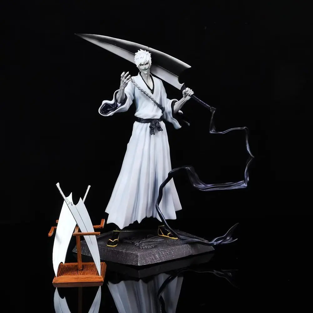 33cm BLEACH Thousand-Year Blood War Kurosaki Ichigo Zangetsu Anime Action Figure Toys Doll Collection Christmas Gift No Box