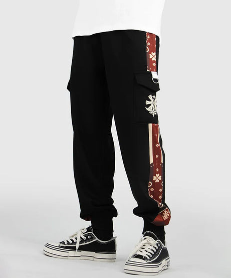 New Genshin Impact Cyno Xiao Zhongli Hu Tao Wanderer Kaedehara Kazuha Cosplay Costume Jogger Trouser Sport Gym Pants Tracksuit