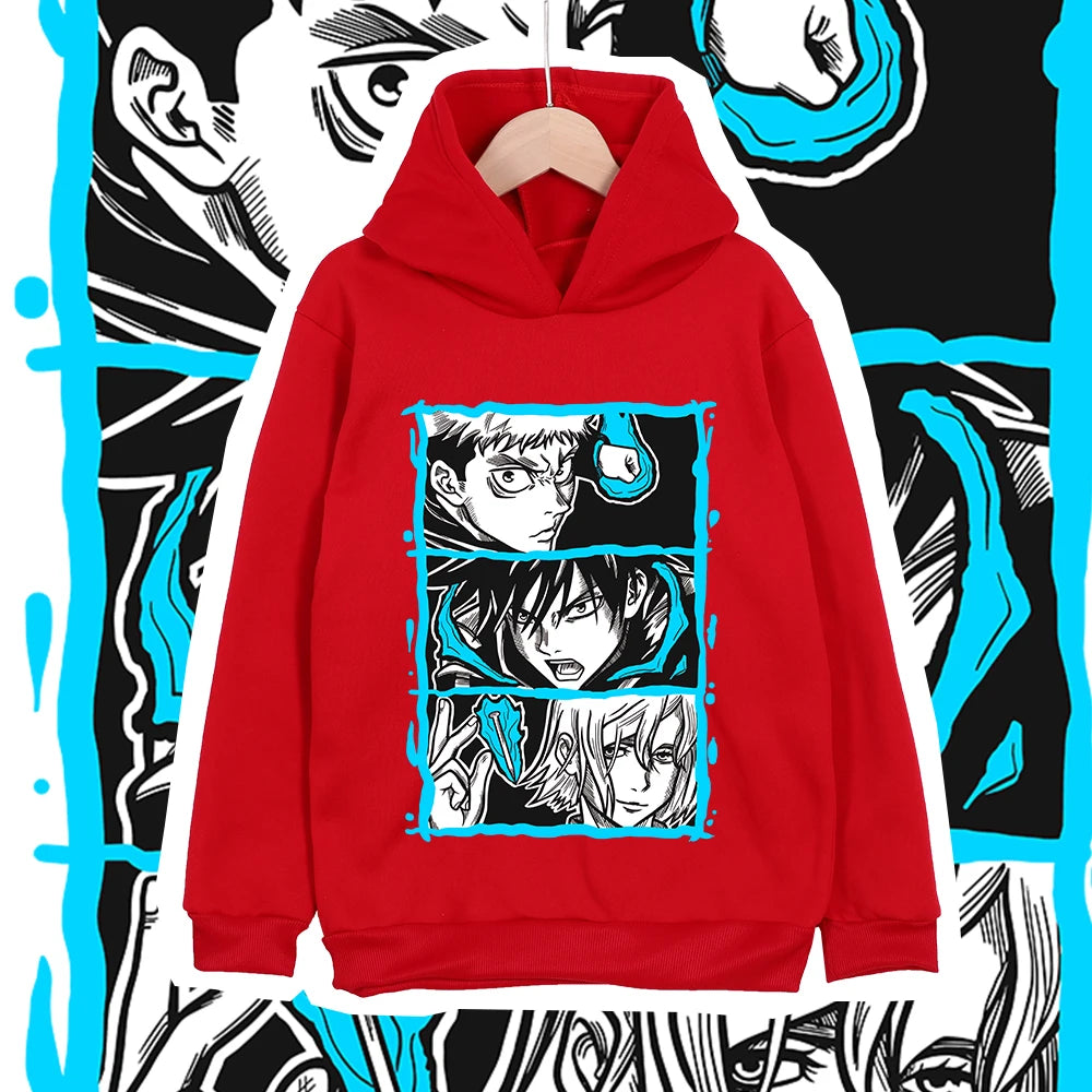 Jujutsu Kaisen Yuji, Megumi & Nobara Kids Anime Cotton Hoodie – Unisex Sweatshirt 8