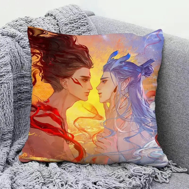 Ne Zha anime peripherals pillows cute personality creative fashion living room sofa bedroom cushions holiday gift