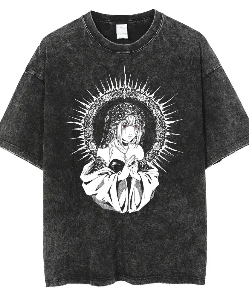 Death Note Oversized Vintage T-Shirt – Anime Streetwear Summer Cotton Tee